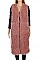 Stylish Soft Fur Long-line Vest FM-MSF2605