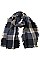 Pack of 12 pieces Stylish Plaid Woven Scarves FM-SP4494