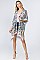 Sassy Chevron Print Kimono FM-AV325