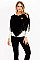 Pack of 12 Button Accent Fringe Poncho