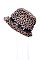 PACK OF 12PCS LEOPARD FASHION HAT
