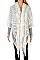 Fashionable Faux Fur Collar Fringe Vest FM-AV232