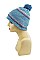 Pack of 12 (pieces) Assorted Fashionable Pom Pom Beanies