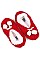 Pack of (12 Pieces) Assorted Pom Pom Indoor Slipper Shoes FM-SO393