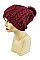 Fashionable Sequin Accent Pom Pom Beanie FM-AT217