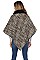 Stylish Fur Collar Poncho FM-AO6081