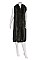Elegant Soft Fur Collar Longline Vest