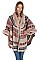 Fashionable Soft Fur Fashion Poncho