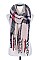 Fashionable Plaid Print Fringe Scarf Shawl FM-SC195
