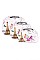 SET OF 3 COSMETIC CASES / Eiffel Tower Print Makeup Box FM-CO114