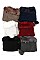 Pack of (12 pieces) Soft Fur Hooded Scarves FM-CS6930