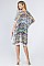 Sassy Chevron Print Kimono FM-AV325