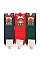 Pack of (12 Pieces) Assorted  Christmas Theme Socks FM-CSK6963