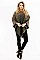 PLAID PATTERN PONCHO