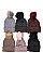 Pack of 12 (pieces) Assorted Fashionable Pompom Beanies