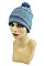 Pack of 12 (pieces) Assorted Fashionable Pom Pom Beanies