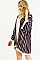 PACK OF 6 Comfy Striped Pattern Kimono