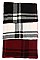 Pack of 12 pieces Elegant Multi Tone Plaid Scarves FM-AS206