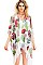 Stylish Palm Print Tassel Kimono FM-KSF213