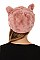 Pack of 12 (pieces) Assorted Soft Fur Cat Ear Hat FM-HT490