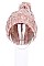 Pack of 12 Fashion Pom Pom Crochet Beanies