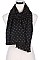 Pack of (12 Pieces) Assorted Trendy Polka Dot Print Scarves FM-SCFH8646