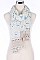 Pack of 12 (pieces) Assorted Geometric Print Scarves FM-AS192