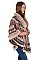 Fashionable Soft Fur Fashion Poncho
