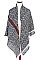 Multi Tone Striped Oversized Blanket Scarf FM-AS221