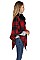 Stylish Multi Tone Plaid Poncho FM-AO6084