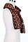 Pack of 12 (pieces) Assorted Leopard Scarves FM-SF3275