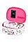 SET OF 3 COSMETIC CASES / Eiffel Tower Print Makeup Box FM-CO114