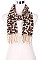 PACK OF 12PCS ASSORTED LEOPARD SCARVES