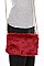 Pack of (12 pieces) FAUX FUR CUDDLE CLUTCH FM-MBG0072C