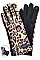 Leopard Pattern Touch Screen Gloves