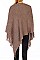 Pack of 12 pieces Fashionable Fringe Poncho FM-AV238