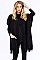 Fringe Poncho with Pockets FM-FTZWSF227
