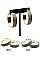 A DOZEN RHINESTONE HOOP EARRING