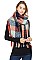 Pack of 12 (pieces) Assorted Plaid Pattern Scarves FM-AS214NP