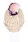 Pack of 12 (pieces) Assorted Pom Pom Crochet Beanies FM-HT732