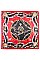 Pack of 12 (pieces) Assorted Feel Square Satin Scarves FMSFS163