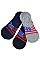 Pack of (12 Pieces) American Flag Non-Slip Noshow Socks FM-GM145
