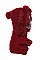 Pack of (12 pieces) Soft Fur Hooded Scarves FM-CS6930