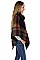 Fashionable Multi Tone Plaid Poncho FM-AO6082