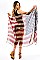 AMERICAN FLAG FASHION SCARF