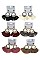 Pack of 12 (pieces) Assorted Tassel Dangle Earring FMANE4414