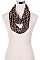 A Dozen Leopard Print Infinity Scarves