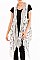 Pack of 6 pieces Fringe Knitted Longline Vest FM-WSF197
