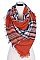 Plaid Pattern Oversized Blanket Scarves FM-AS216BS