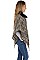 Stylish Fur Collar Poncho FM-AO6081